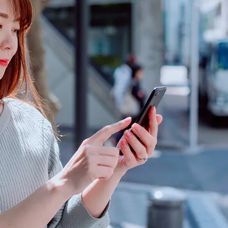 写真を選んでいる画像